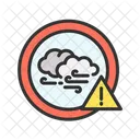 Gale Warning Wind Warning Icon