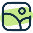 Galerie rund  Symbol