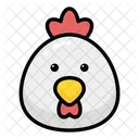 Galinha Frango Fazenda Ícone