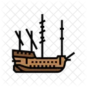 Galleon Ancient Ship Icon