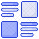 Gallery Website Wireframe Icon