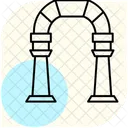 Gallery Archway Minimal Outline Icon