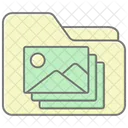 Gallery Folder Lineal Color Icon Icon