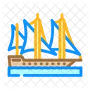 Galley Ancient Ship Icon