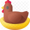 Gallina Pollo Comida Icono