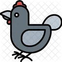 Gallina Agricultura Animal Icono