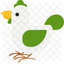 Gallina Agricultura Animal Icono