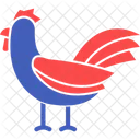 Gallina Ave Domestica Animal Hembra Icono