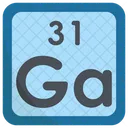 Gallium Periodic Table Chemists Icon