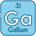 Gallium Chemistry Periodic Table Icon