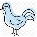 Gallo Pajaro Granja Icono