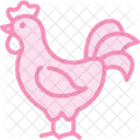 Gallo Pajaro Pollo Icono