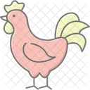 Gallo Pajaro Pollo Icono