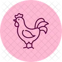Gallo Pajaro Pollo Icono