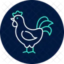 Gallo Pajaro Pollo Icono