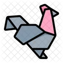 Origami gallo  Icon