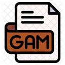 Gam File Type File Format Icon