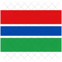 Bandeira Pais Gambia Ícone