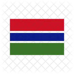 Gambia Flag Icon