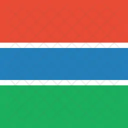 Gâmbia Flag Ícone