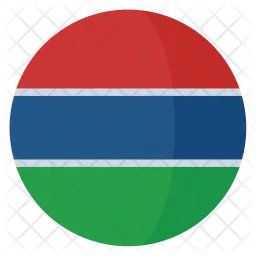 Gambia Flag Icon