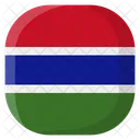 Gambia Flag Country Icon