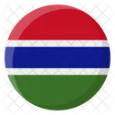 Gambia Flag Country Icon