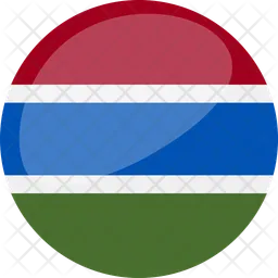 Gambia Flag Icon