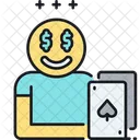 Gambling Addiction Gambler Blackjack Icon