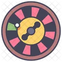 Casino Roulette Wheel Icon