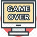 Game Over Led Icon