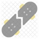 Flat Skate Board Icon