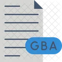 Game Boy Advance Rom File File Type Icon