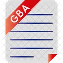 Game Boy Advance Rom File File Type Icon