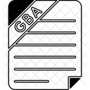 Game Boy Advance Rom File File Type Icon