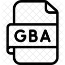 Game Boy Advance Rom File File Type Icon