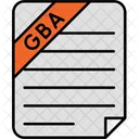 Game Boy Advance Rom File File Type Icon