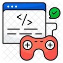 Game Coding Game Programming Coding Website Icon