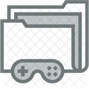 Game Folder Joystick Gaming Icon