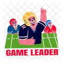 Game Leader Team Captain Sportsmen Icon