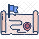 Game Map Gaming Route Icon
