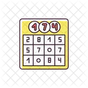 Chance Lotto Board Game Icon