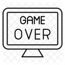 Game Over Bildschirm Symbol