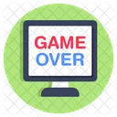 Game Over Internet Game Video Game Icon