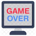 Game Over Internet Game Video Game Icon