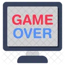Game Over Internet Game Video Game Icon