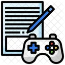 Game Planning Document Design Icon