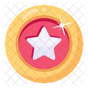 Star Coin Game Point Game Coin Icon