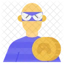 Robbery Gamerobbery Steals Felonious Thief Criminal Crime Icon