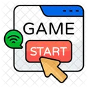 Game Start Ready Game Willing Game Icon